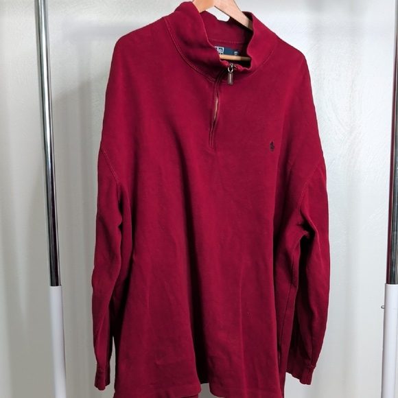 Polo Ralph Lauren Other - Polo by Ralph Lauren Men's Red Zip-Up Sweater
